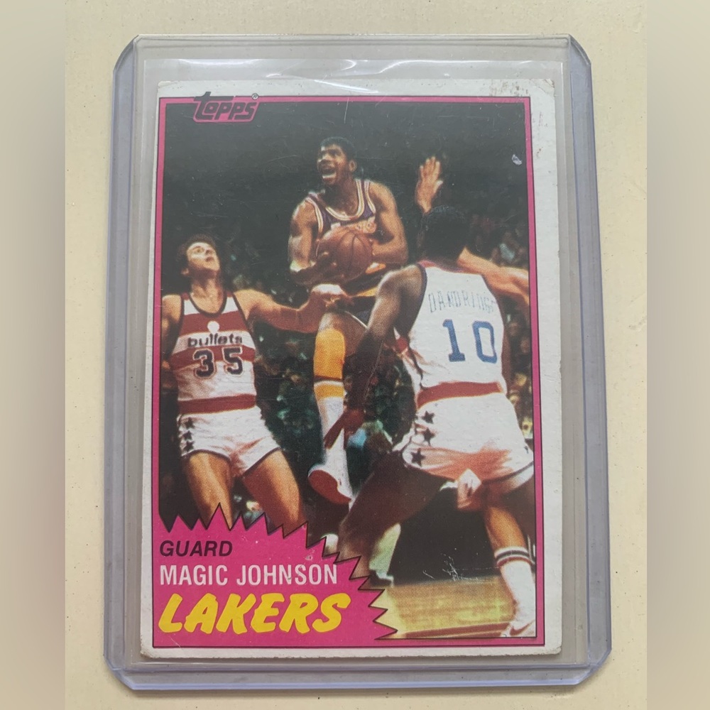 1981 Topps Magic Johnson #21 LA Lakers